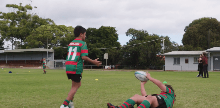 Get into Rugby Skills: Score the Try and Pop Race