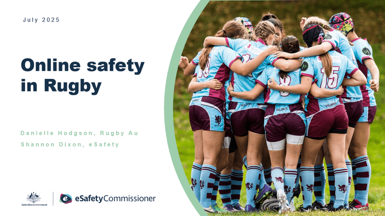 FINAL - Integrity Webinar - eSafety
