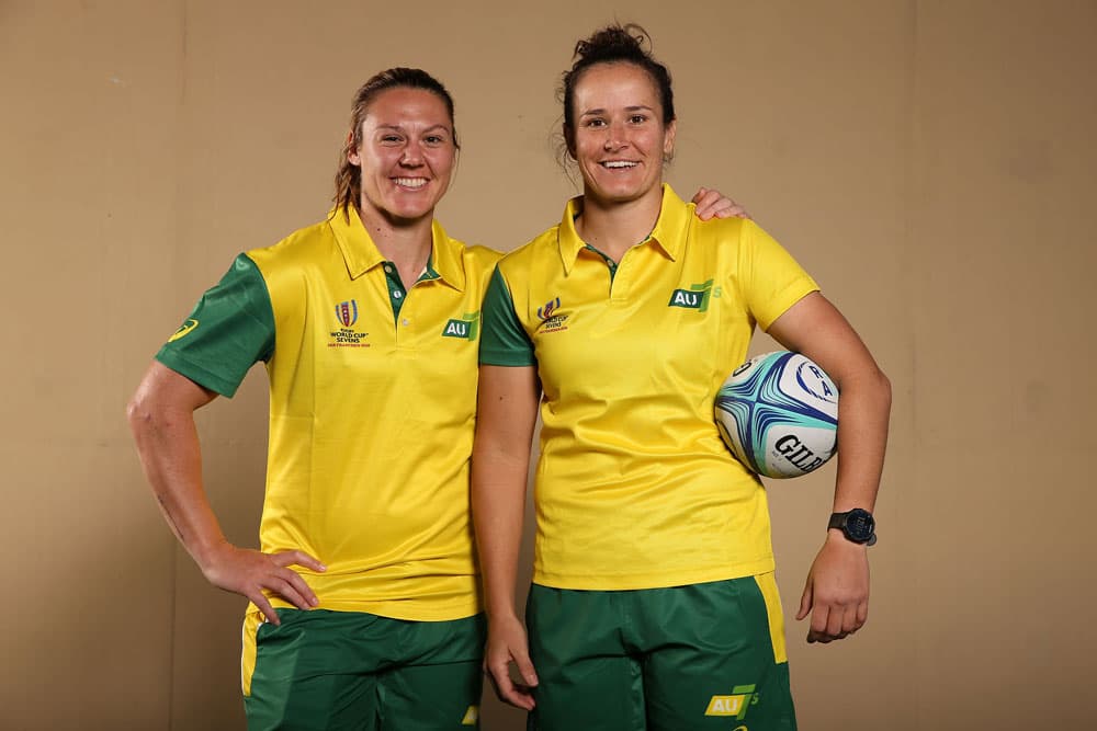 Co-captains Shannon Parry and Sharni Williams. Photo: Rugby AU Media