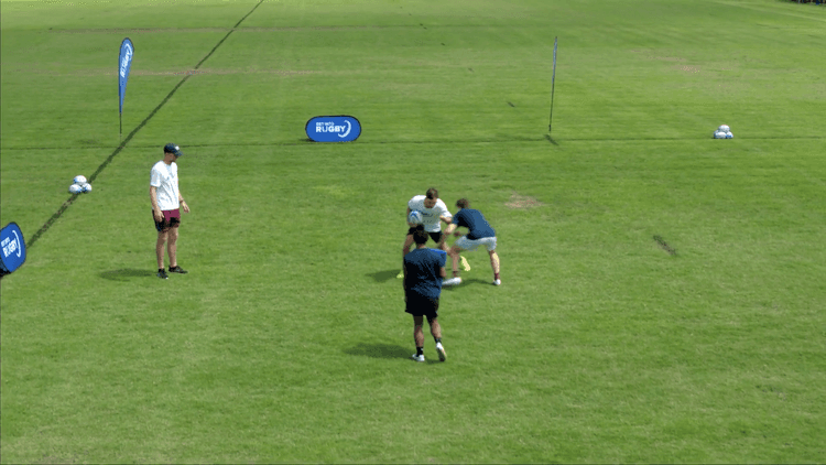 GIR Ball Presentation - Extension into Contact with 2nd Defender