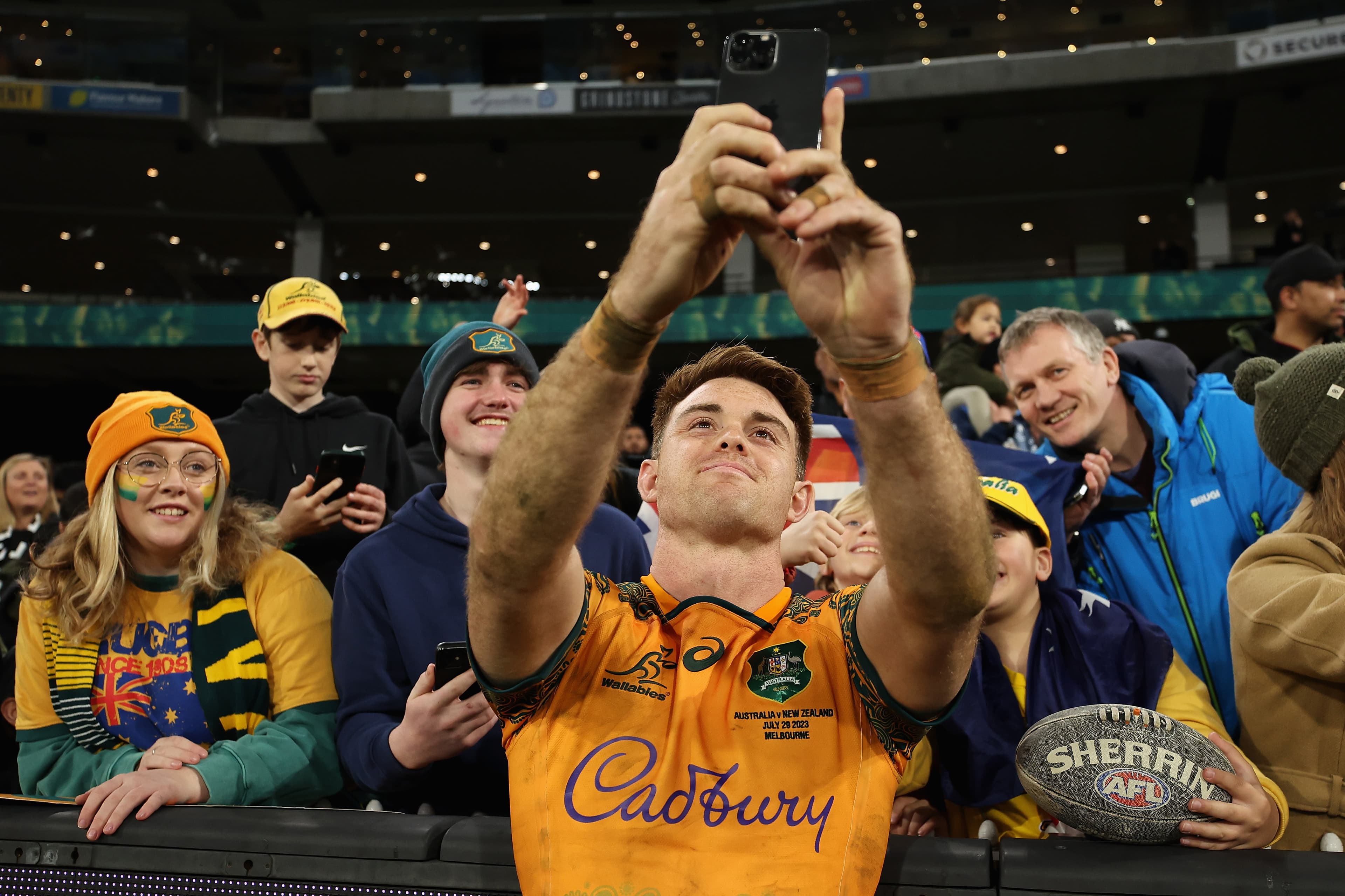 Andrew Kellaway has re-committed to Australian Rugby until the end of 2026. Photo: Getty Images