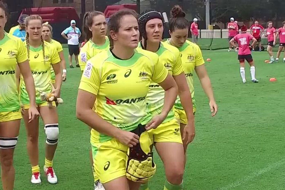 Australian Womens Sevens player Shannon Parry. Photo: Rugby AU Media