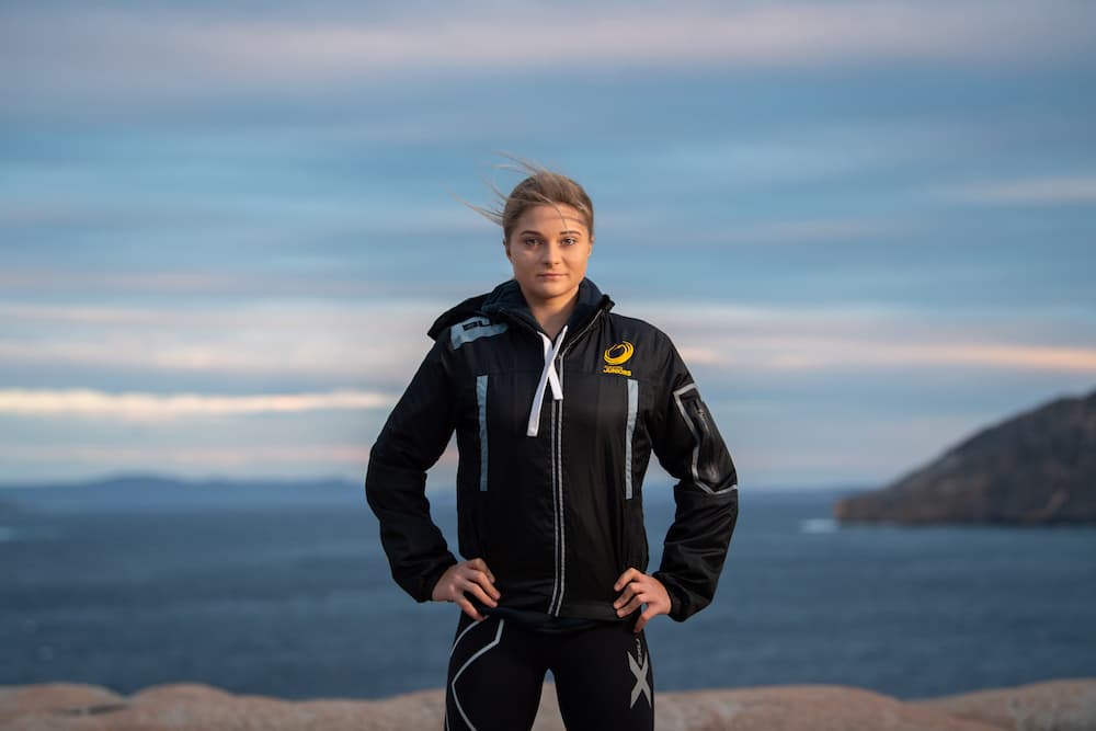 Georgia Crosby in her home town of Albany, Western Australia. Photo: Stuart Walmsley/Rugby AU Media