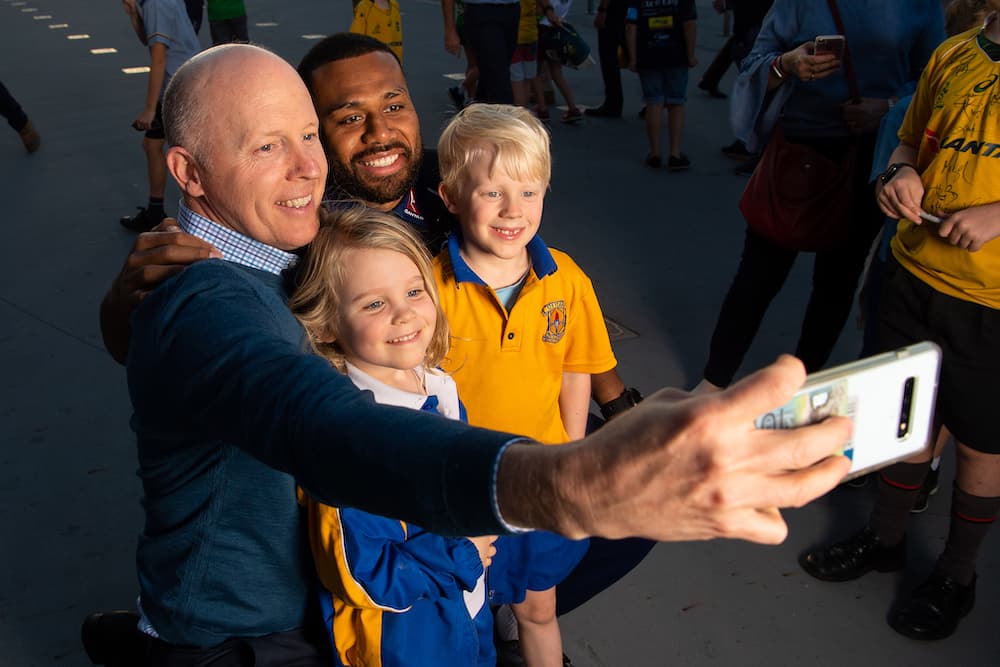Team Rugby uniting players and fans. Photo: Stu Walmsley/Rugby AU