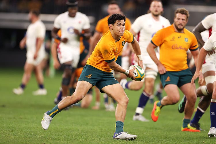 Noah Lolesio has re-committed to Australian Rugby. Photo: Getty Images