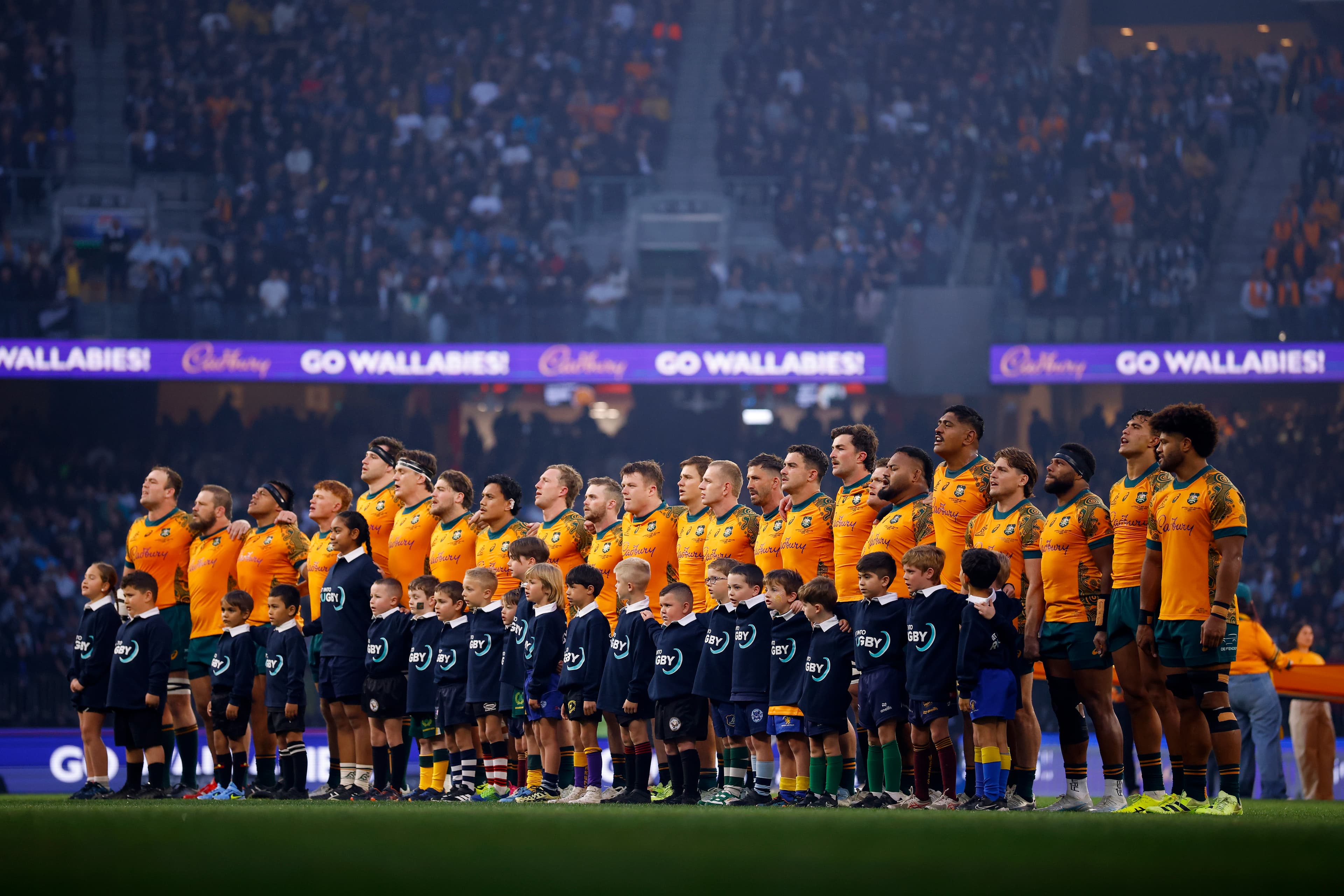 Wallabies and Get into Rugby Mascots