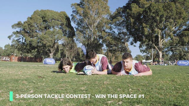 3person tackle contest  win the space 1
