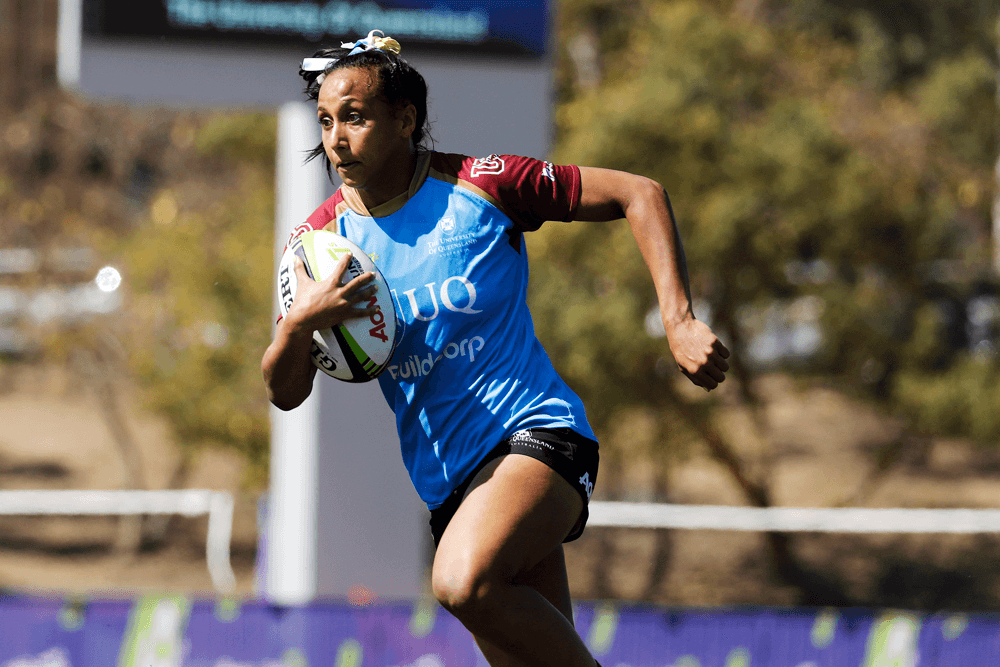 Cassie Staples in action for UQ. Photo: Karen Watson