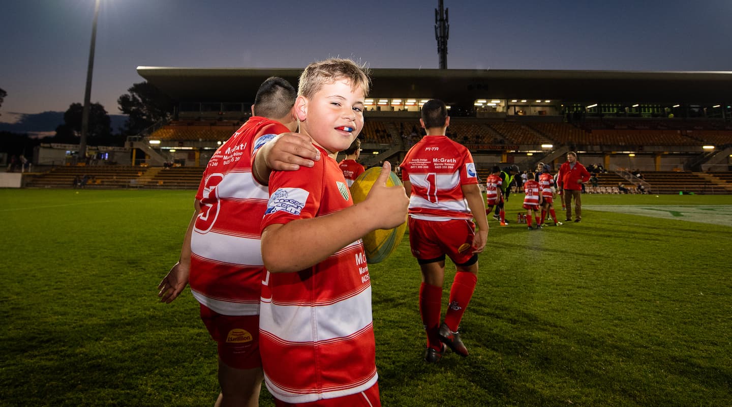 Rugby Juniors Thumbs Up