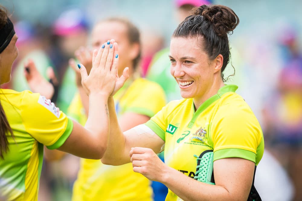 Australian Womens Sevens player Emilee Cherry. Photo: Rugby AU Media