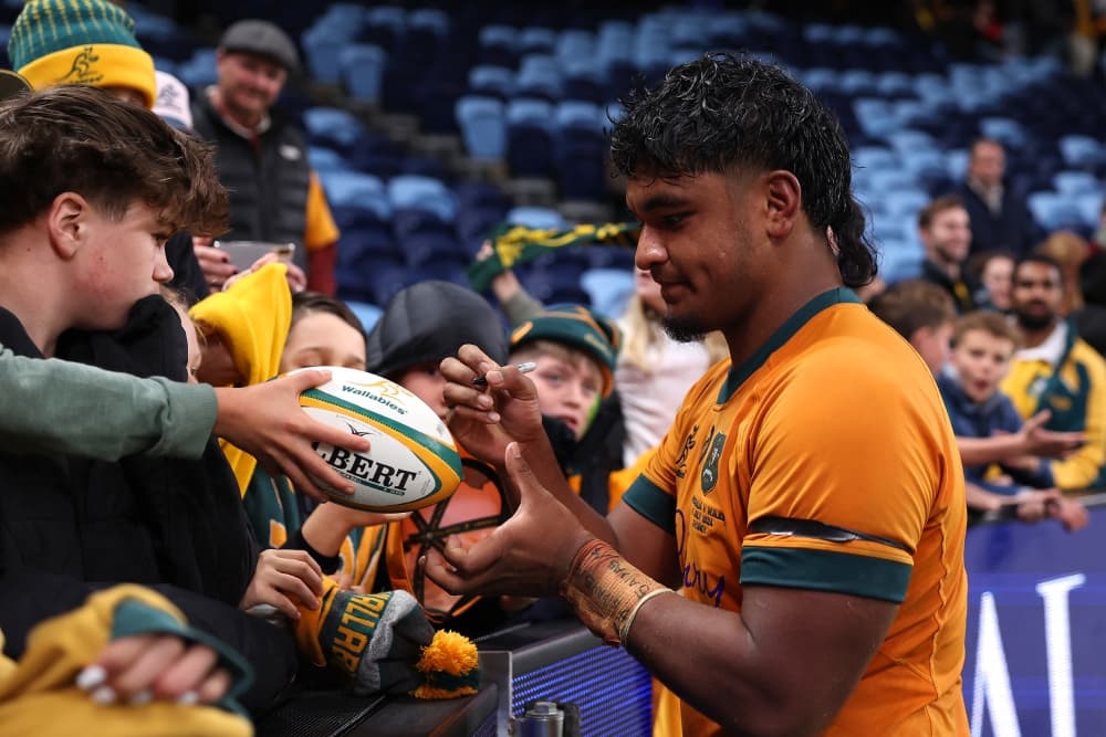 Isaac Kailea made his Test debut last year. Photo: Getty Images