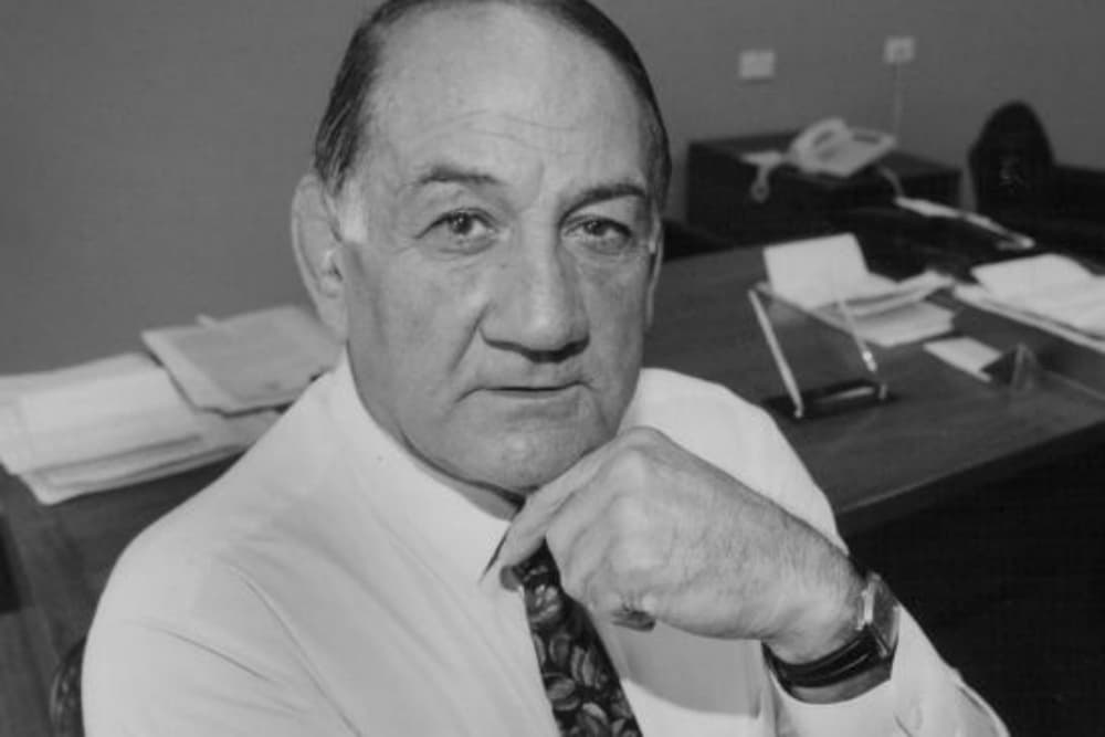 Former Wallabies captain Sir Nicholas Shehadie has died, aged 91. Photo: Rugby AU Media