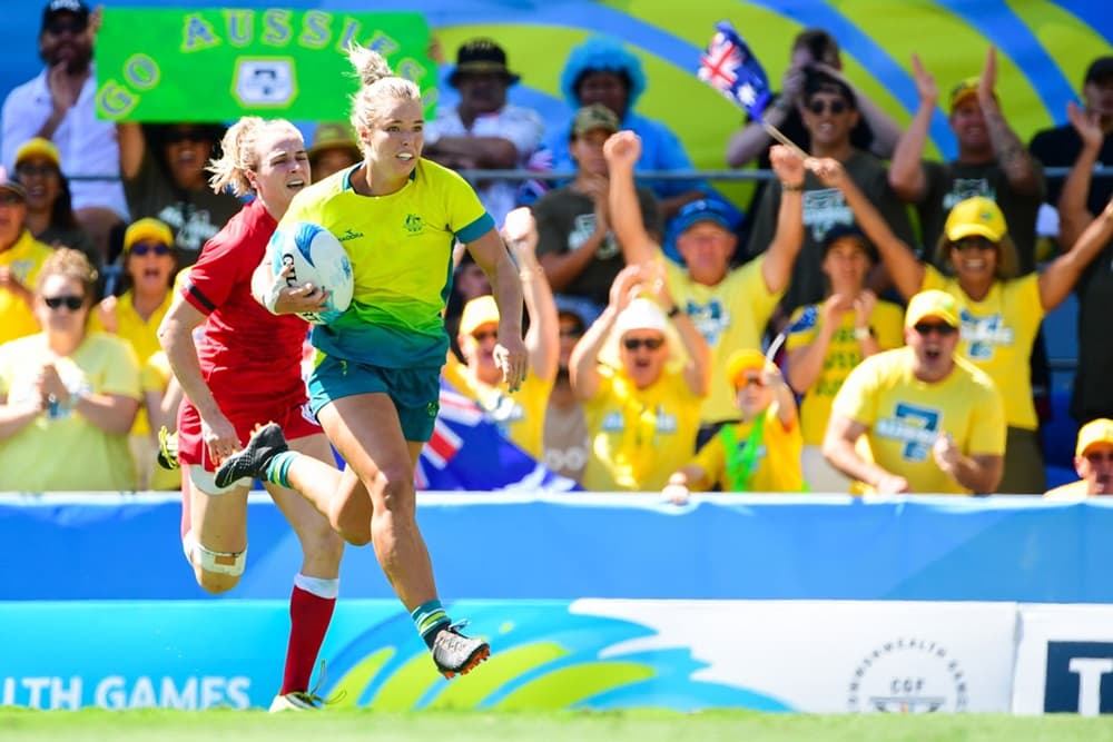 Australian Womens Sevens player Emma Tonegato. Photo: Rugby AU Media