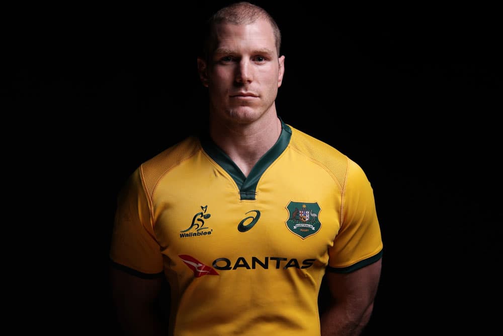 David Pocock in the new Wallabies jersey. Photo: Getty Images