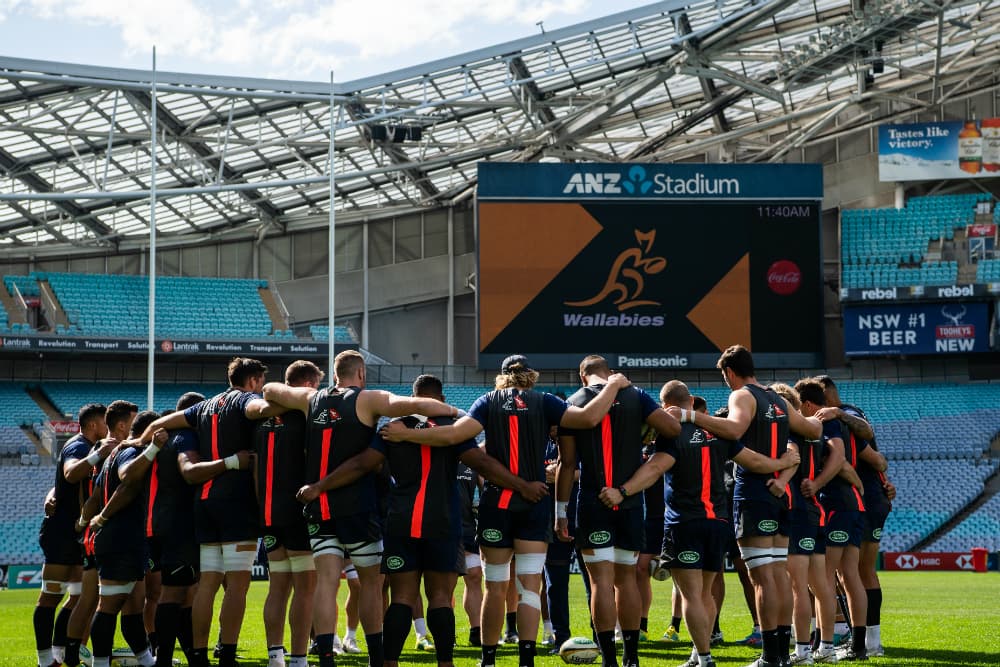 Wallabies training. Photo: Rugby AU Media