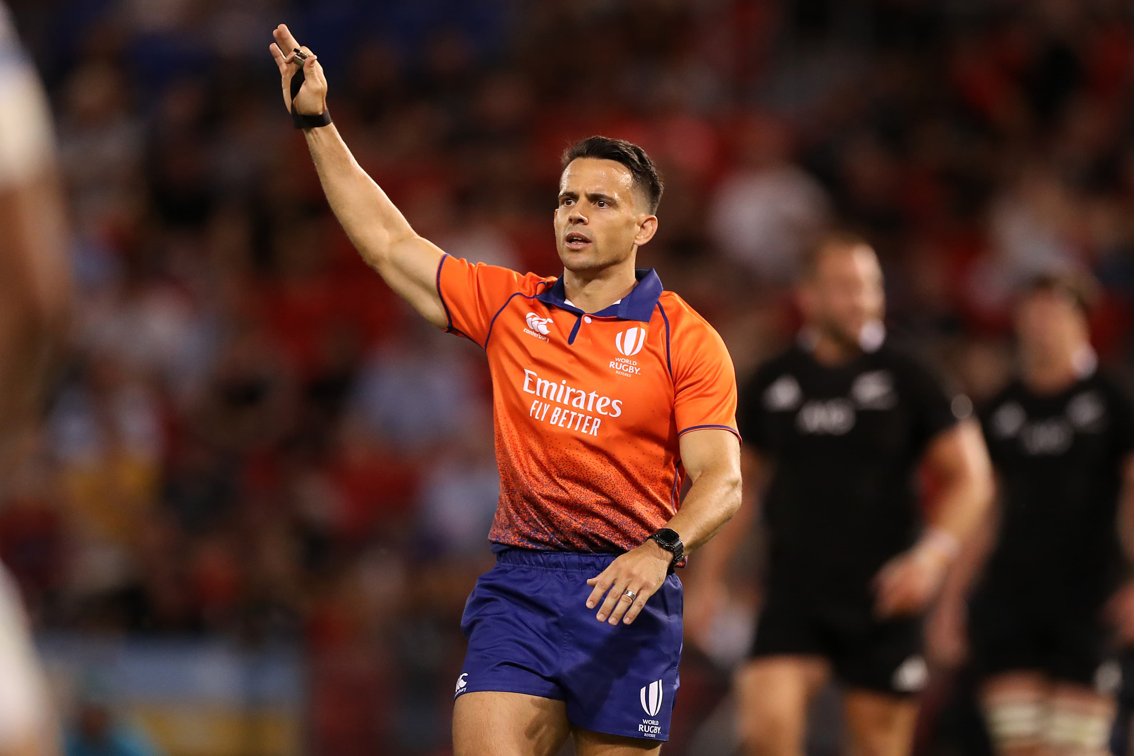 Nic Berry has been awarded the Roger Vanderfield FedEx Referee of the Year award | Getty Images
