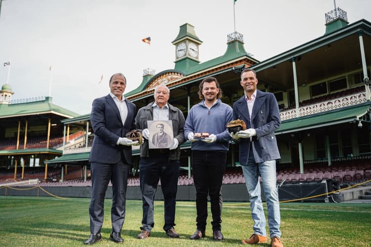 RA CEO Phil Waugh with descendants of the Richards family after the creation of the Tom Richards medal. Photo: Nooroa Takairangi/RA Media