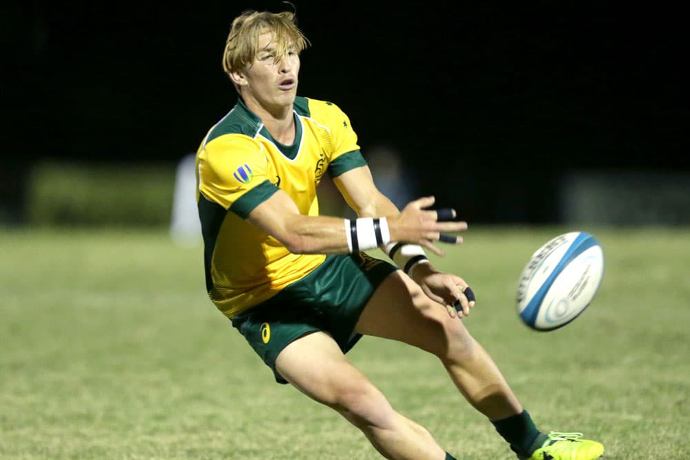 Junior Wallabies captain, Tate McDermott. Photo: Sportography