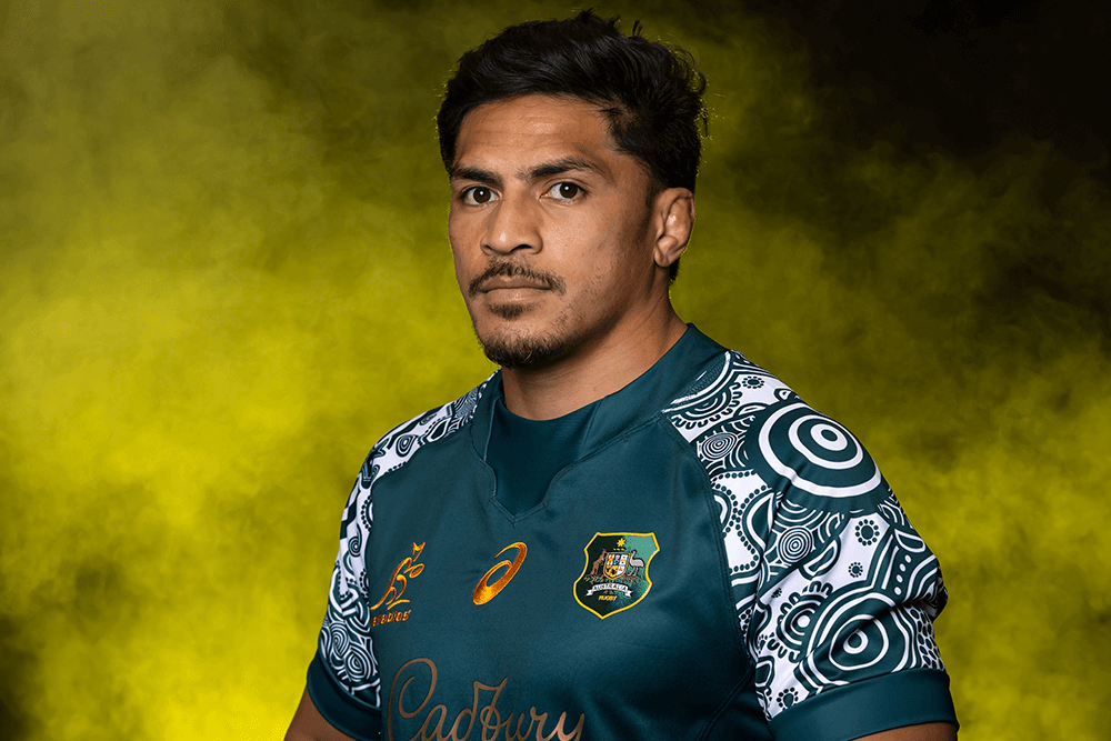 Pete Samu has committed to Australian Rugby until after the 2023 Rugby World Cup.  Photo: Getty Images