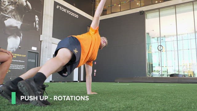 Push Up with rotation