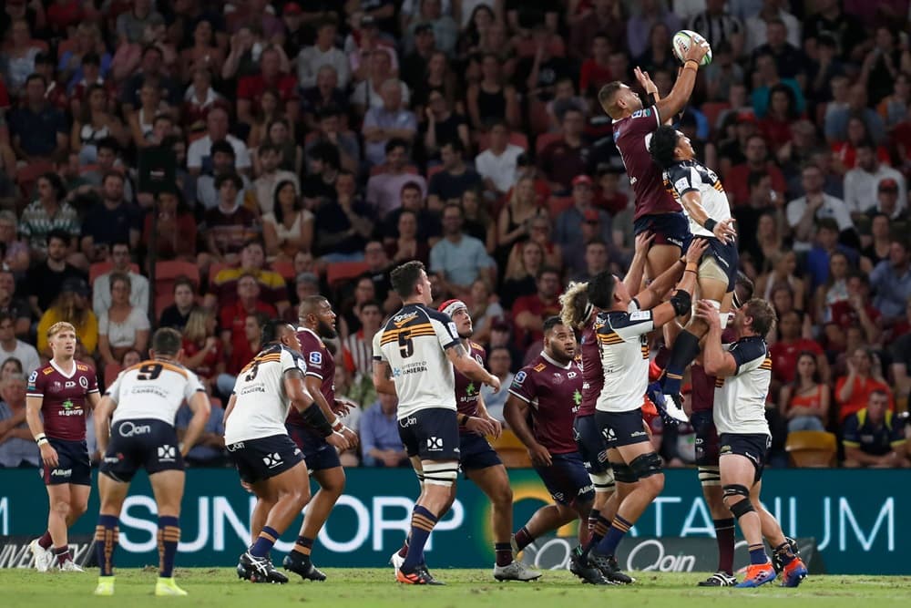 The Harvey Norman Super Rugby AU Final will be live on Channel Nine in QLD, NSW and ACT. Photo: Getty Images