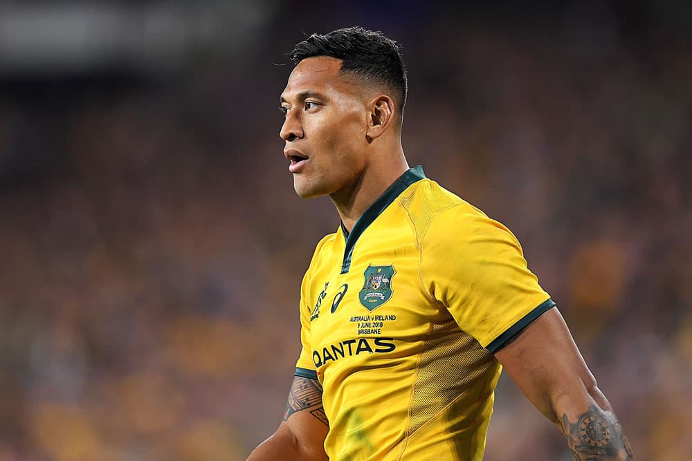 Wallaby Israel Folau. Photo: Rugby AU Media