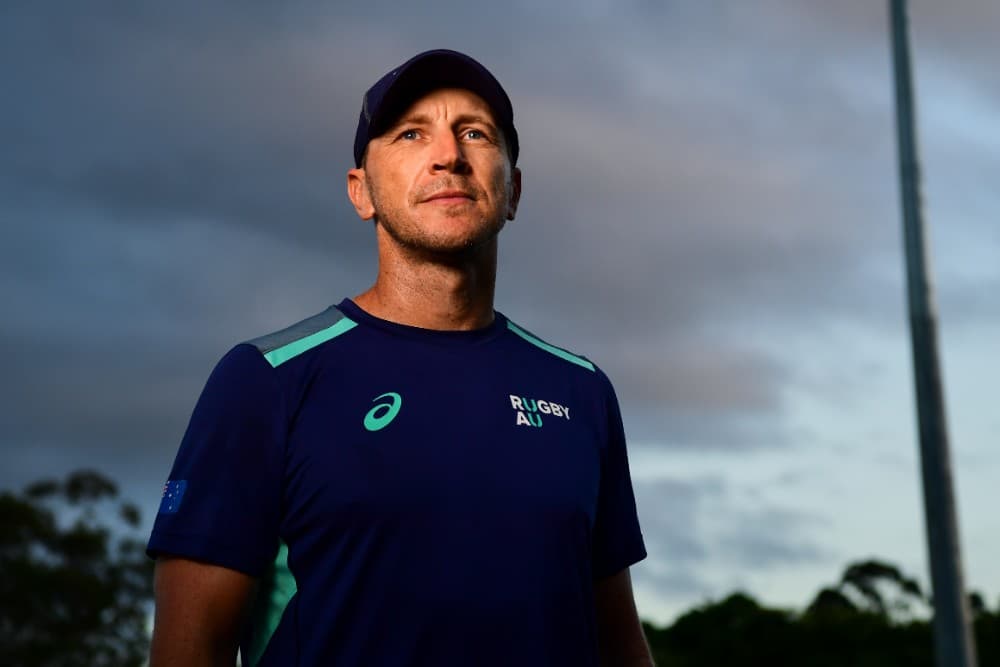 Junior Wallabies coach Jason Gilmore faced a tough job cutting his squad. Photo: RUGBY.com.au/Stuart Walmsley