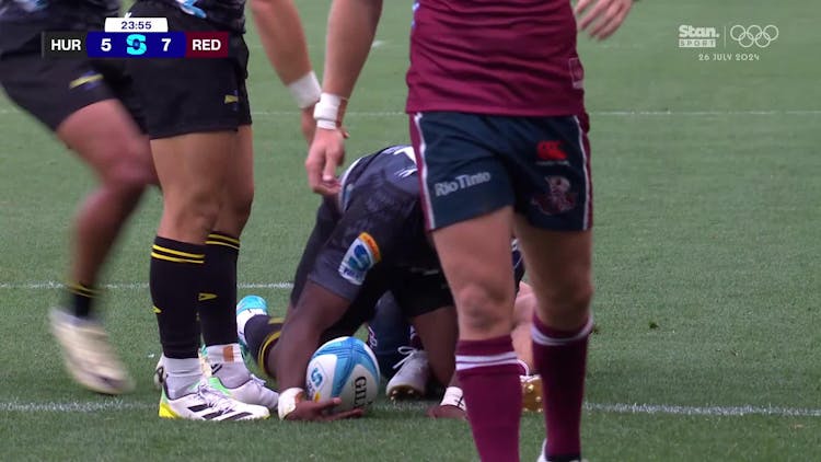 Kini Naholo Try v Queensland Reds | SRP 2024