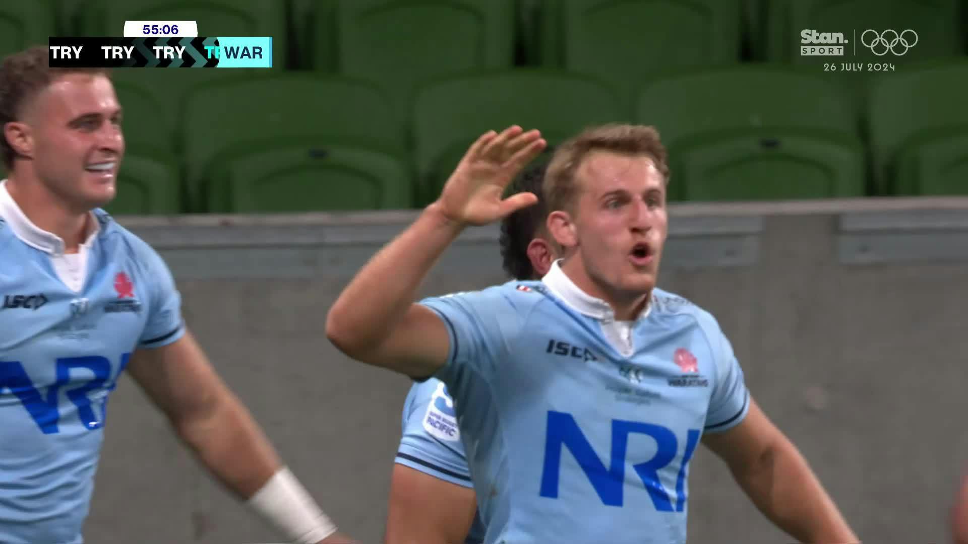Triston Reilly Try v Crusaders | SRP 2024