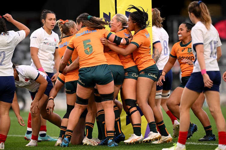 Wallaroos coach Jo Yapp has added experience to her coaching staff for 2024 with Chris Delooze and Sam Needs joining as assistant. Photo: Getty Images