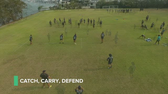 Catch, carry, defend