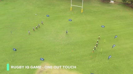 Rugby IQ Game - One out touch