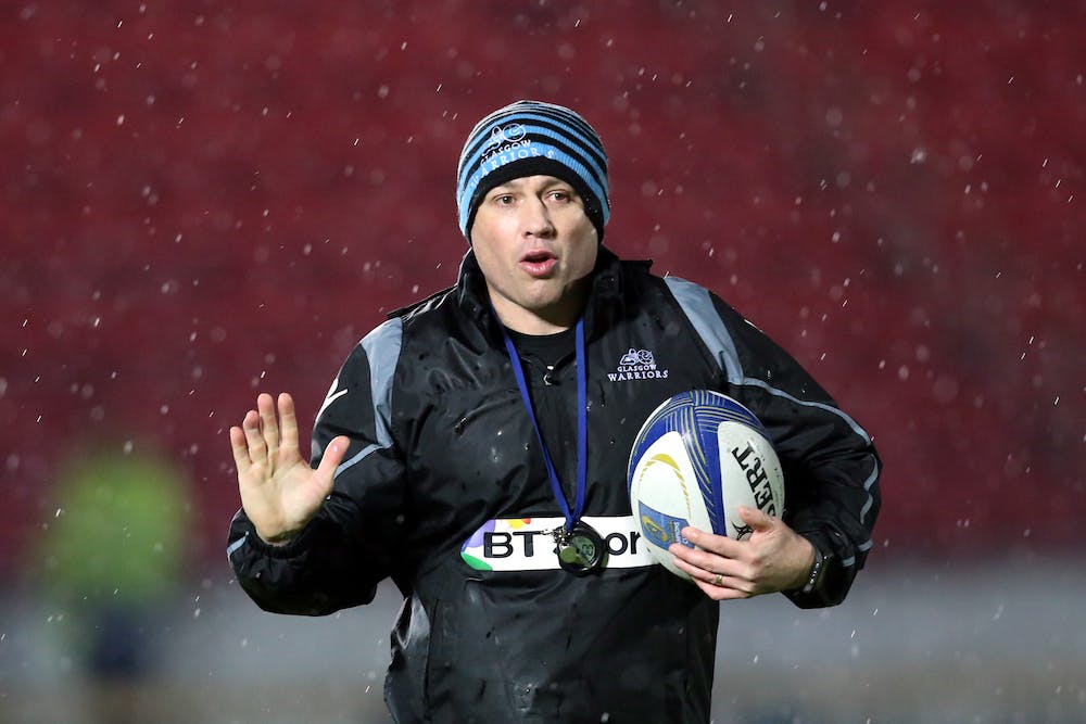 Matt Taylor during his time as Assistant Coach of Glasgow. Photo: Getty Images