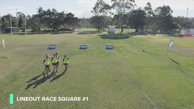 Lineout race square #1