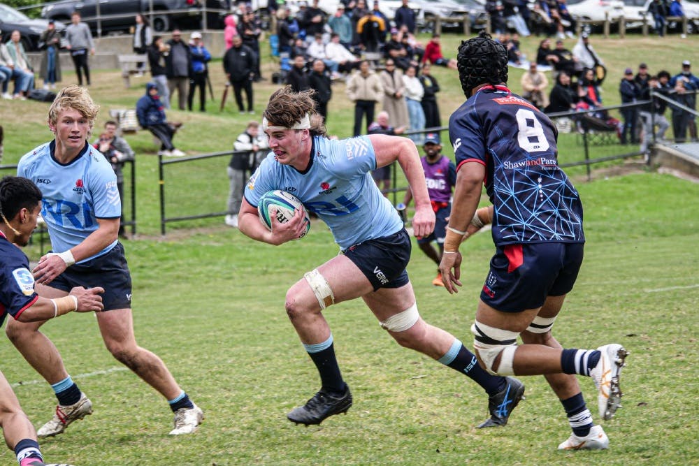 The NSW Waratahs have cruised through the Super Rugby U16s and U19s against the Rebels. Photo: Supplied