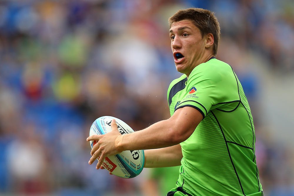 Youngest ever Sevens player, Sean McMahon in 2011. Photo: Getty Images