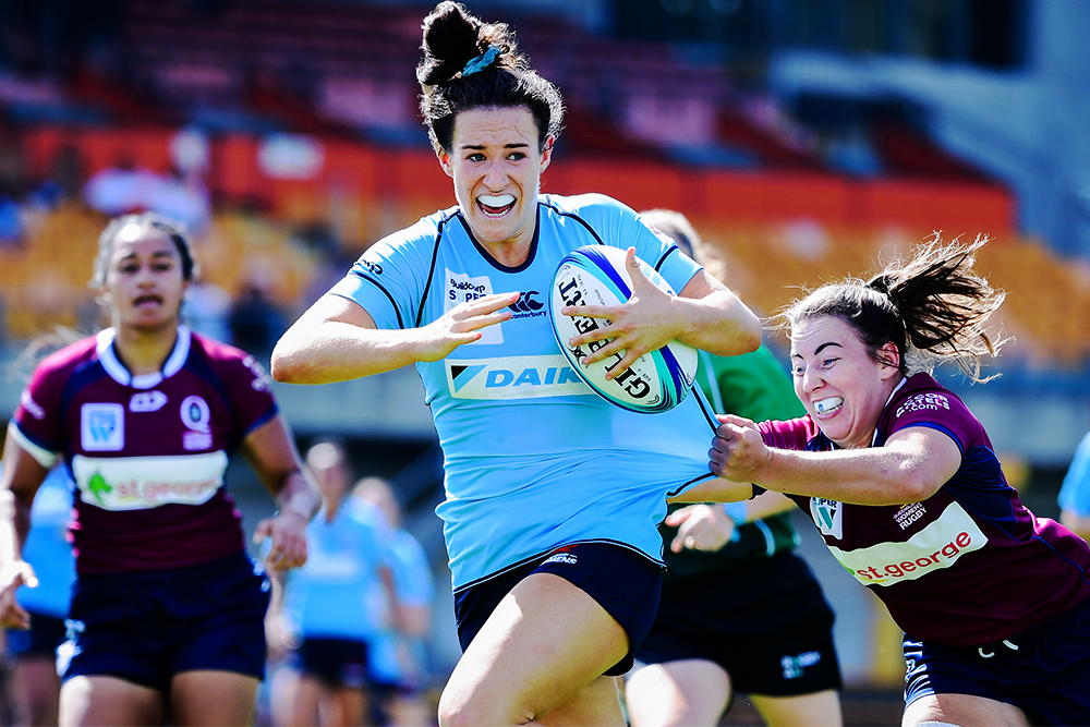 NSW Waratahs winger, Maya Stewart is set to join the Wallaroos camp in December. Photo: Getty Images