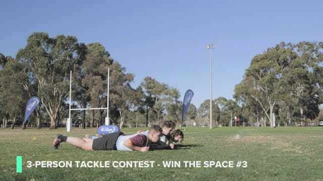3-person tackle contest - win the space #3