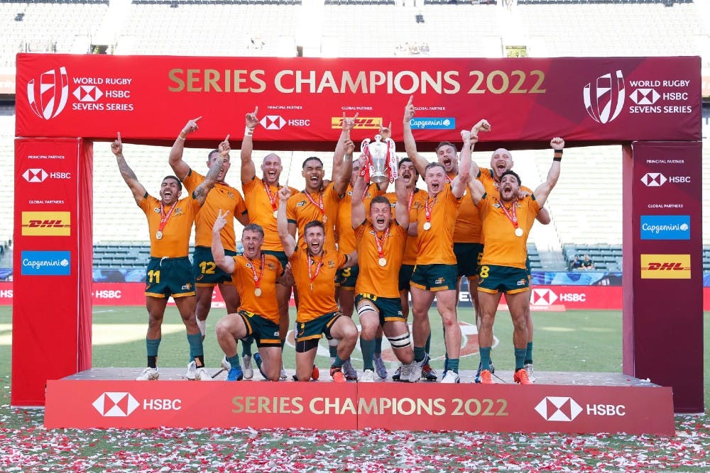 Rugby Australia has celebrated the Men's World Sevens Series title success. Photo: World Rugby